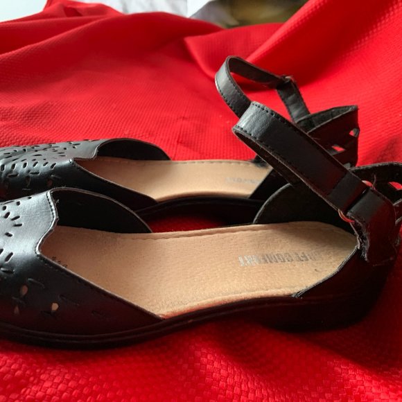 Ankle Strap Shoes, Light Weight, Black, 8 - Picture 4 of 9